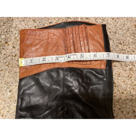 Sam Edelman Two Toned Spike Detailed Knee High Boots Sz 9M - Picture 11 of 12